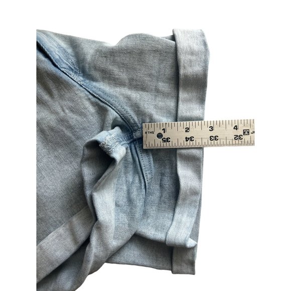 Express Cuffed Super High Rise Mom Shorts/Shortie, Size 2 R - Picture 9 of 9